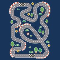 Racing Track Toddler Sweatshirt