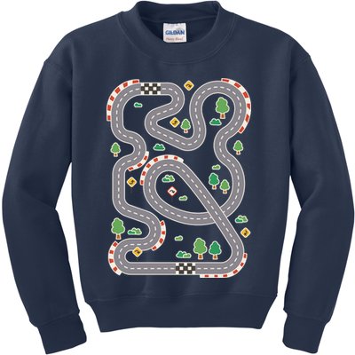 Racing Track Kids Sweatshirt