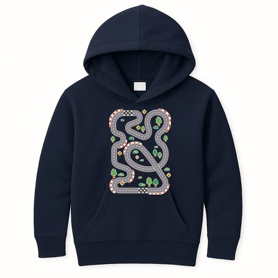 Racing Track Kids Hoodie