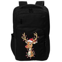 Rudolph The Red Nose Reindeer Christmas Gitfs For Impact Tech Backpack