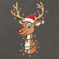 Rudolph The Red Nose Reindeer Christmas Gitfs For Cotton Canvas Backpack