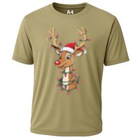 Rudolph The Red Nose Reindeer Christmas Gitfs For Performance Shirt