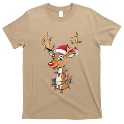 Rudolph The Red Nose Reindeer Christmas Gitfs For T-Shirt