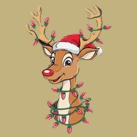 Rudolph The Red Nose Reindeer Christmas Gitfs For Magnet