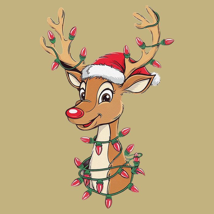 Rudolph The Red Nose Reindeer Christmas Gitfs For Magnet