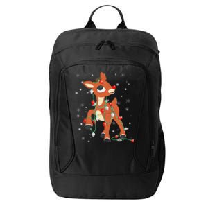 Rudolph The Red Nose Reindeer For And Christmas City Backpack