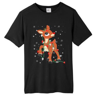 Rudolph The Red Nose Reindeer For And Christmas Tall Fusion ChromaSoft Performance T-Shirt