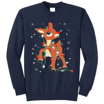 Rudolph The Red Nose Reindeer For And Christmas Tall Sweatshirt