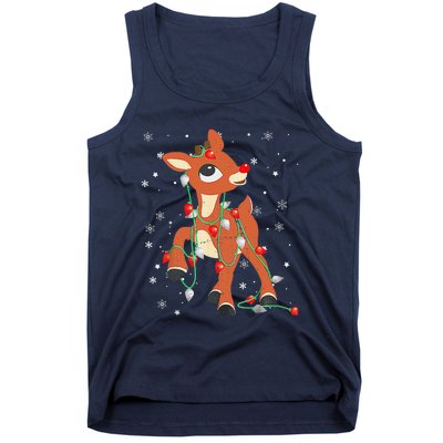 Rudolph The Red Nose Reindeer For And Christmas Tank Top