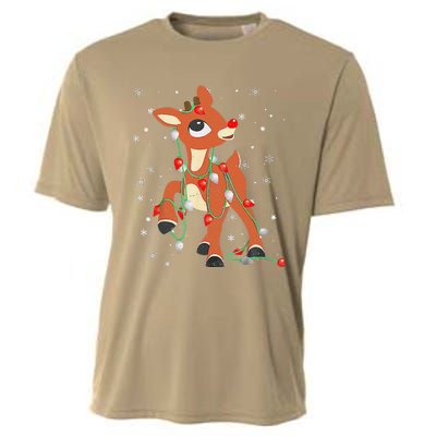 Rudolph The Red Nose Reindeer For And Christmas Cooling Performance Crew T-Shirt