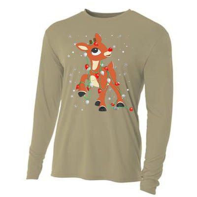 Rudolph The Red Nose Reindeer For And Christmas Cooling Performance Long Sleeve Crew