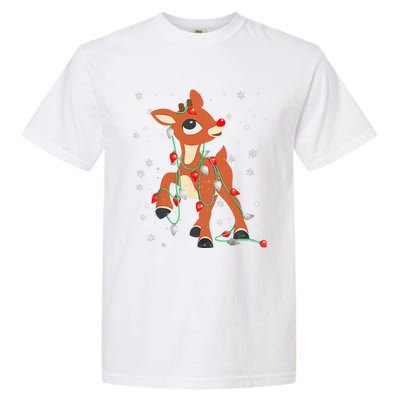 Rudolph The Red Nose Reindeer For And Christmas Garment-Dyed Heavyweight T-Shirt