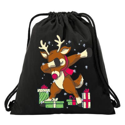 Rudolph The Red Nose Reindeer Christmas Drawstring Bag