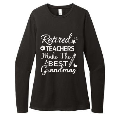 Retired Teacher Womens CVC Long Sleeve Shirt