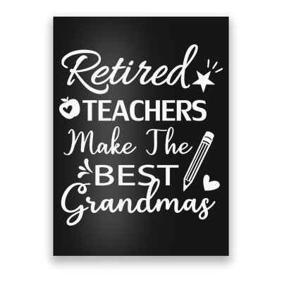 Retired Teacher Poster