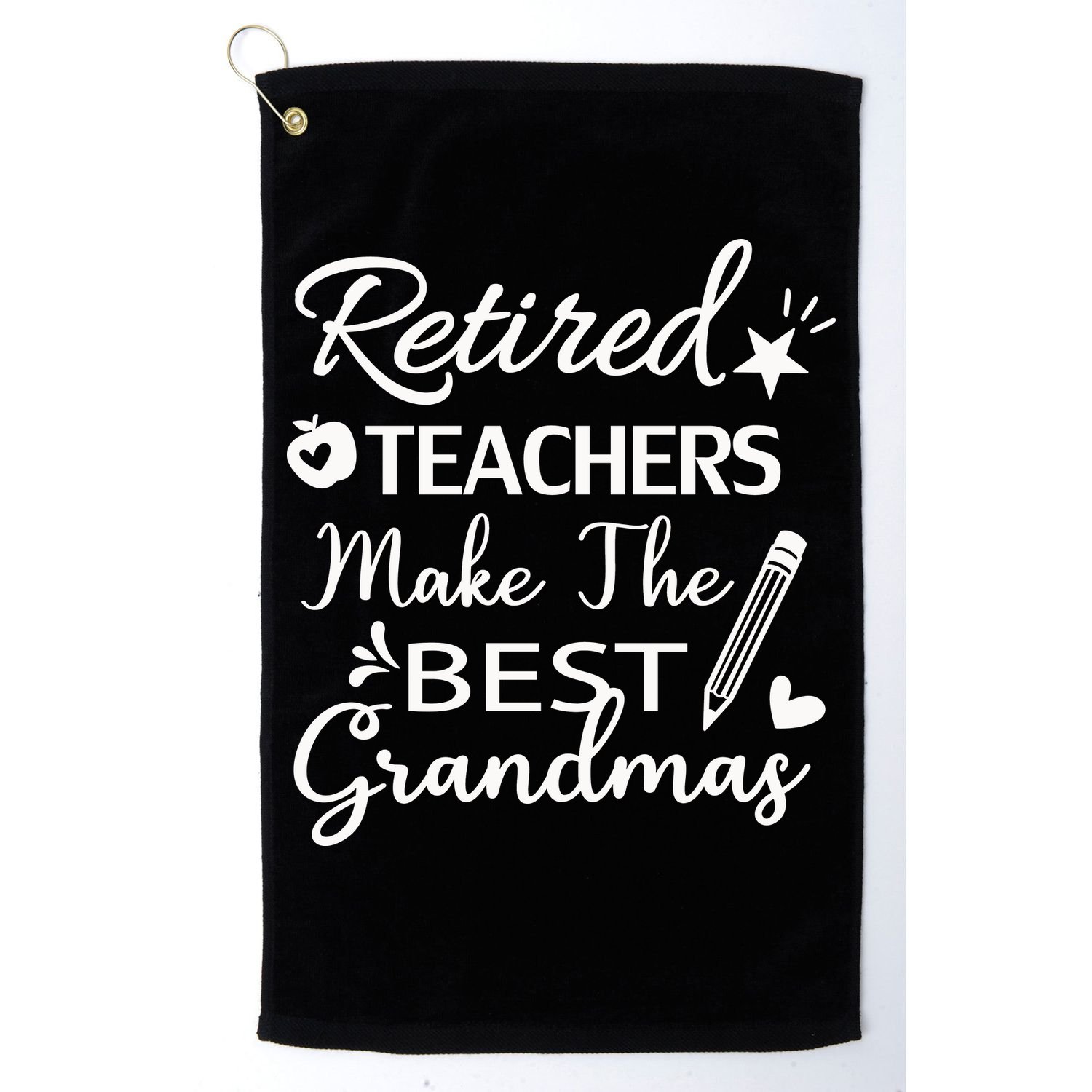 Retired Teacher Golf Towel