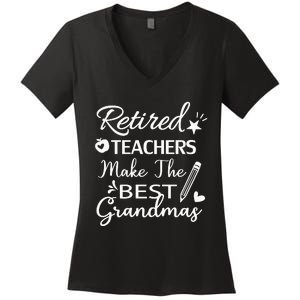 Retired Teacher Women's V-Neck T-Shirt