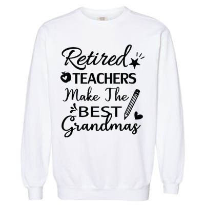 Retired Teacher Garment-Dyed Sweatshirt