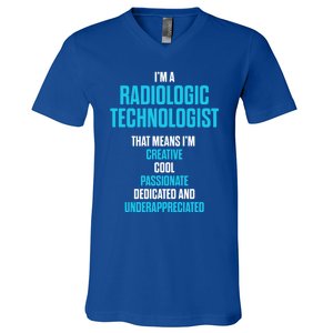 Radiologic Technologist Rad Tech Passionate Radiology Gift V-Neck T-Shirt