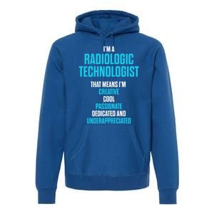 Radiologic Technologist Rad Tech Passionate Radiology Gift Premium Hoodie