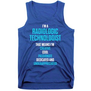 Radiologic Technologist Rad Tech Passionate Radiology Gift Tank Top