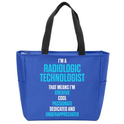 Radiologic Technologist Rad Tech Passionate Radiology Gift Zip Tote Bag