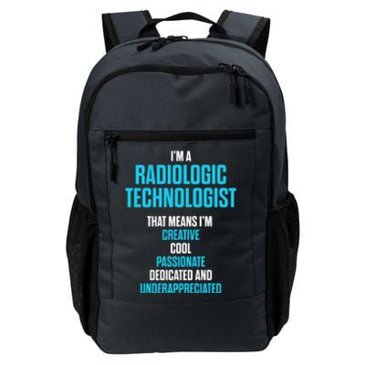 Radiologic Technologist Rad Tech Passionate Radiology Gift Daily Commute Backpack