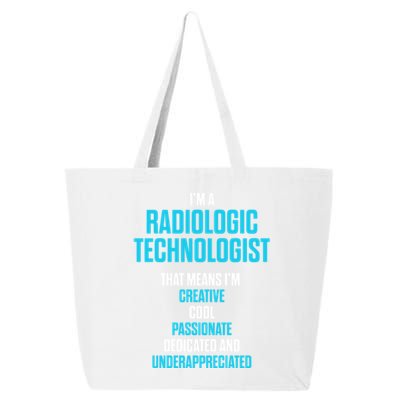 Radiologic Technologist Rad Tech Passionate Radiology Gift 25L Jumbo Tote