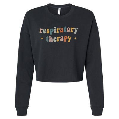 Respiratory Therapy RT therapist funny RT Care Week Cropped Pullover Crew