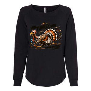 Run Turkey Run! Funny Thanksgiving Escape Running Costume Gift Womens California Wash Sweatshirt