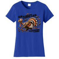 Run Turkey Run! Funny Thanksgiving Escape Running Costume Gift Women's T-Shirt