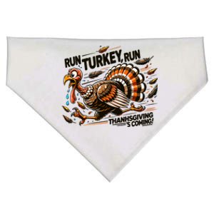 Run Turkey Run! Funny Thanksgiving Escape Running Costume Gift USA-Made Doggie Bandana