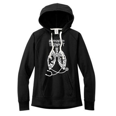 Respiratory Therapist Rt Respiratory Physician Profession Women's Fleece Hoodie