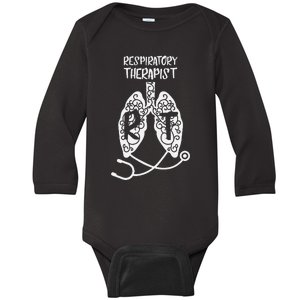 Respiratory Therapist Rt Respiratory Physician Profession Baby Long Sleeve Bodysuit