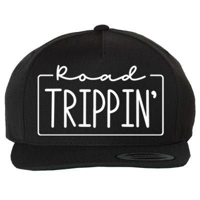 Road Trippin Road Trip Travel Road Tripping Trip Gift Wool Snapback Cap