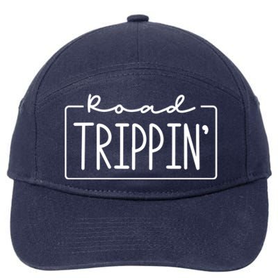 Road Trippin Road Trip Travel Road Tripping Trip Gift 7-Panel Snapback Hat