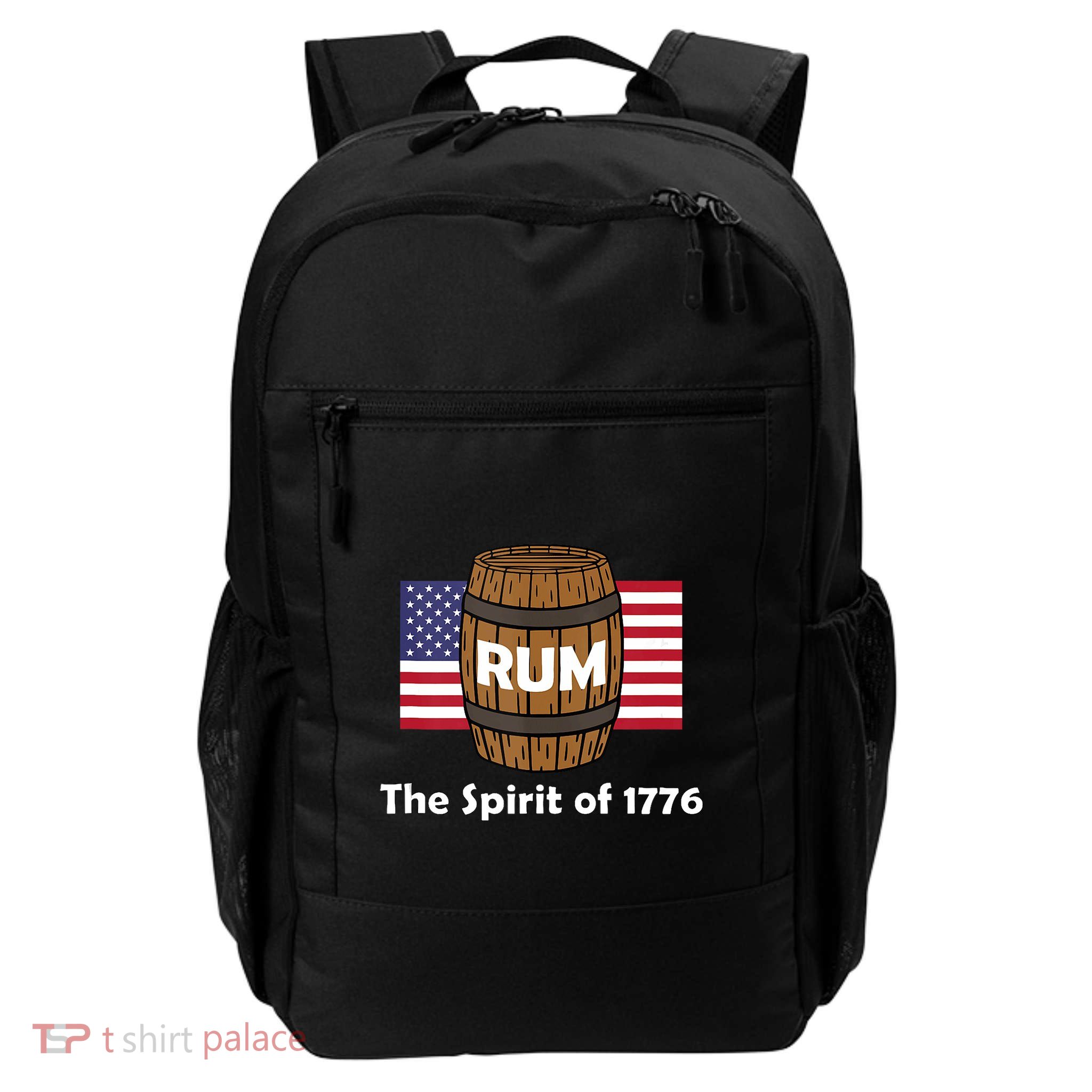 Rum Traveler Spirit Of 1776 America Usa 4th Of July Daily Commute Backpack