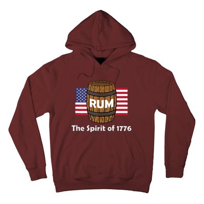 Rum Traveler Spirit Of 1776 America Usa 4th Of July Hoodie