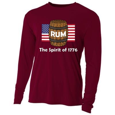 Rum Traveler Spirit Of 1776 America Usa 4th Of July Cooling Performance Long Sleeve Crew