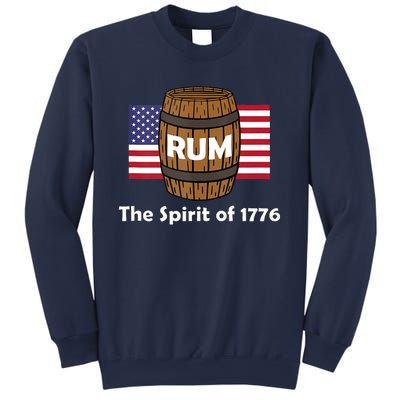 Rum Traveler Spirit Of 1776 America Usa 4th Of July Sweatshirt