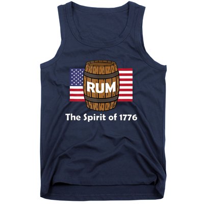 Rum Traveler Spirit Of 1776 America Usa 4th Of July Tank Top