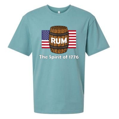 Rum Traveler Spirit Of 1776 America Usa 4th Of July Sueded Cloud Jersey T-Shirt