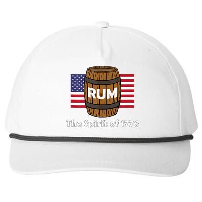 Rum Traveler Spirit Of 1776 America Usa Snapback Five-Panel Rope Hat