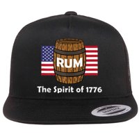 Rum Traveler Spirit Of 1776 America Usa Flat Bill Trucker Hat