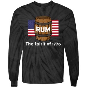 Rum Traveler Spirit Of 1776 America Usa Tie-Dye Long Sleeve Shirt