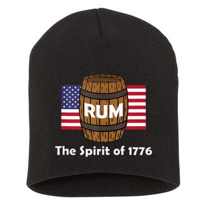 Rum Traveler Spirit Of 1776 America Usa Short Acrylic Beanie