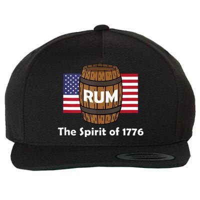 Rum Traveler Spirit Of 1776 America Usa Wool Snapback Cap