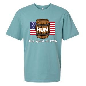 Rum Traveler Spirit Of 1776 America Usa Sueded Cloud Jersey T-Shirt