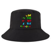 Reading Teacher Squad Oh The Places One Two Red Blue Fish Cool Comfort Performance Bucket Hat