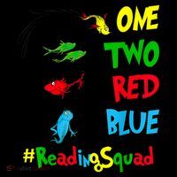 Reading Teacher Squad Oh The Places One Two Red Blue Fish Apron